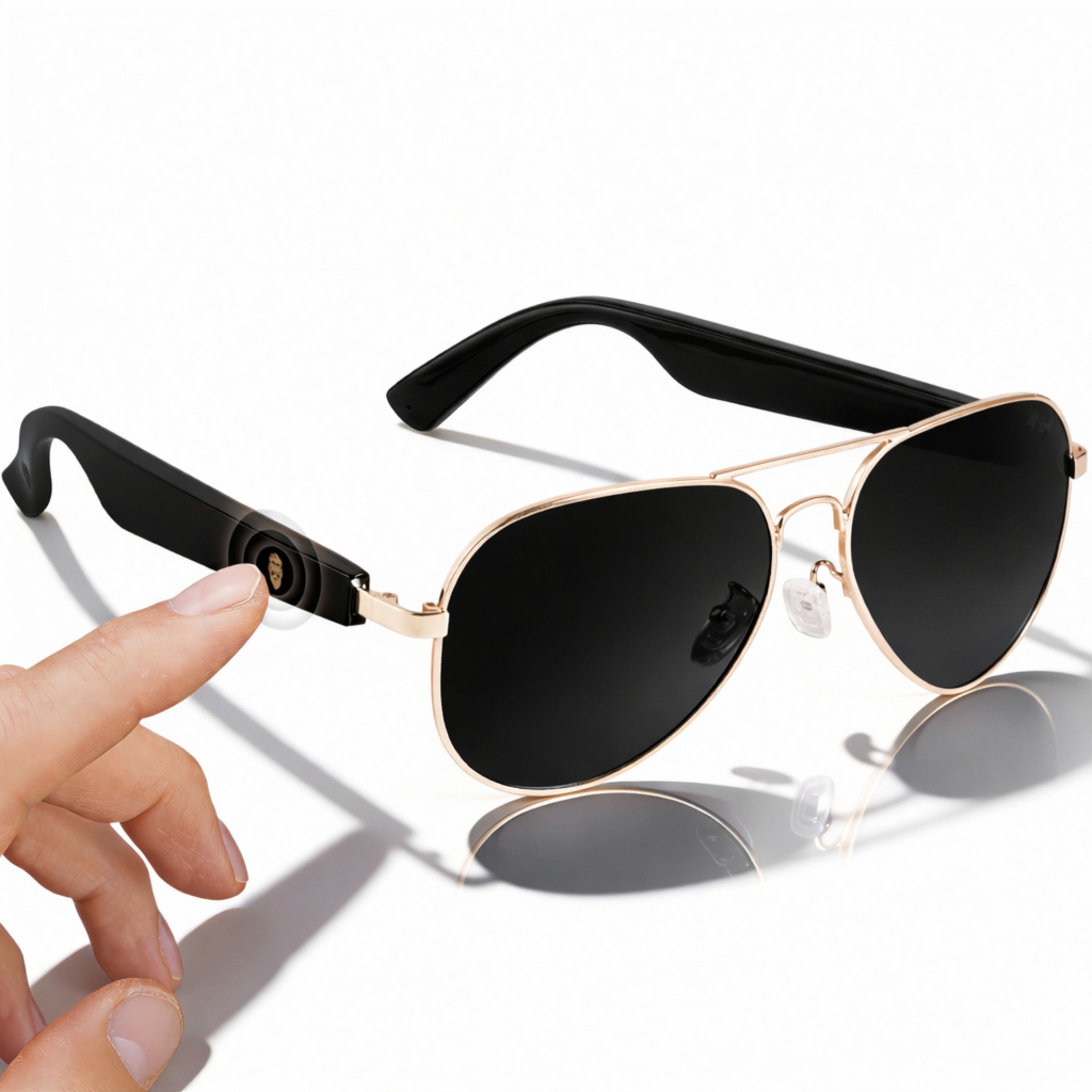 XR Loud Smart Glasses with voice touch controls